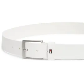 Tommy Hilfiger Gürtel Leder 3,5 cm breit weiß 120