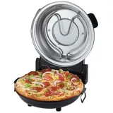 Elta Pizzamaker PZ-1200 schwarz Metall Elektrischer Pizzaofen