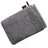 Waschhandschuh 16 x 22 cm dunkelgrau