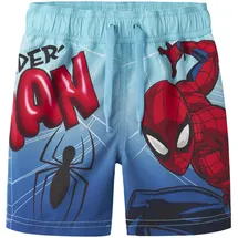 NAME IT Nmmmalte Spider Long Swimshorts Bluefish 104