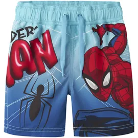 NAME IT Nmmmalte Spider Long Swimshorts Bluefish 104