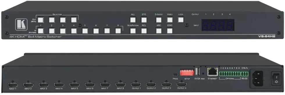 Kramer 4K HDMI Matrix-Schalter VS-84H2