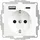2USB Schuko-Steckdose 2USB 2U-449528 Weiß