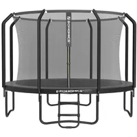 SONGMICS Gartentrampolin Ø 305/366 cm Trampolin, Ø 305 cm, gepolstertes Gestell schwarz 305 cm