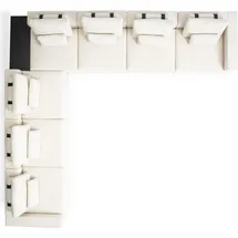 aea Stoffsofa Ecksofa L-Form Couch Polstermöbel Relaxsofa Großes Sofa