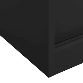vidaXL Aktenschrank 90 x 40 x 90 cm Anthrazit