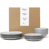 Broste Copenhagen Nordic Sand Dinner Set for Four - Beige