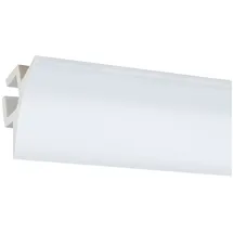 PROVISTON Licht Stuckleiste 60 x 97 x 2000 mm Moderne led Deckenleiste Kunststoff Weiß Wasserfest, Robust und Langlebig