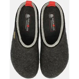 HAFLINGER Grizzly Kris Pantoffel Grau 44