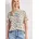Sommershirt Ausbrenner-Look Leo-Print 40