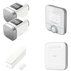 Bosch Smart Home Starter Set Smarte Heizung • 3x Thermostat • Fensterkontakt
