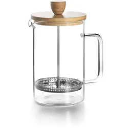Lacor – 62161 – französische Kaffeemaschine aus Holz, French-Press-Kaffeemaschine, Edelstahlfilter, 8 Tassen