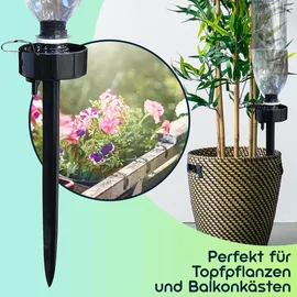 casativo-garden Bewässerungssystem für PET-Flaschen 0,5–1,5 l