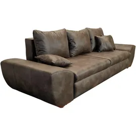 luma-home schönes für dein zuhause Big-Sofa Leder 2-Sitzer Braun