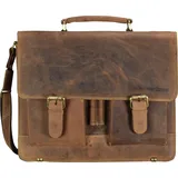 GREENBURRY Aktentasche Vintage Aktenmappe Laptoptaschen Herren