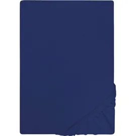 Castell Spannbettlaken Jersey 180 x 200 - 200 x 200 cm royalblau