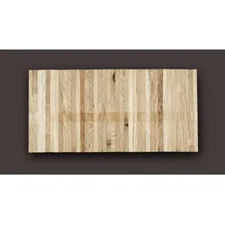 Hochkantlamellenparkett Eiche Industrie 10mm - Hochwertiges Massivparkett - Verlegeelemente