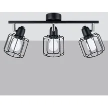 Sollux Beluci 3 3xE14 schwarz Metall