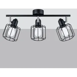 Sollux Beluci 3 3xE14 schwarz Metall