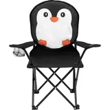 Nils Fun Campingstuhl Pinguin Schwarz