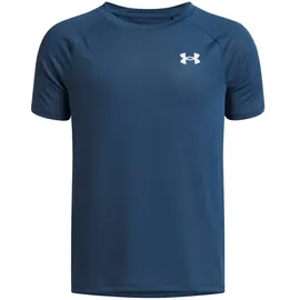 Under Armour Tech 2.0 Kurzarm Trainingsshirt Wham Blue/White L