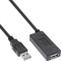 InLine USB-A 7,5 m Schwarz