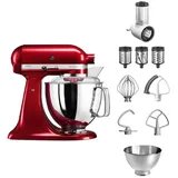 KitchenAid Artisan 5KSM175PS Liebesapfelrot Beginnerset