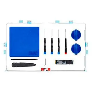 OWC Aura Pro X2 Gen4 2 TB, SSD - PCIe 4.0 x4, NVMe 1.4, Custom Blade, inkl. Upgrade-Kit mit Werkzeug und Kleber