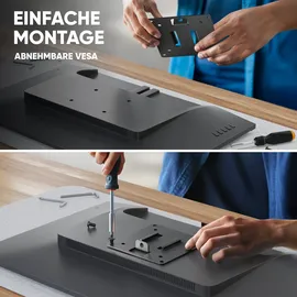 ONKRON G100-B Schwenkarm für 13-32 Zoll bis 9 kg Schwarz