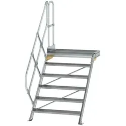 MUNK Aluminium-Treppe Plattform 45° 6 Stufen