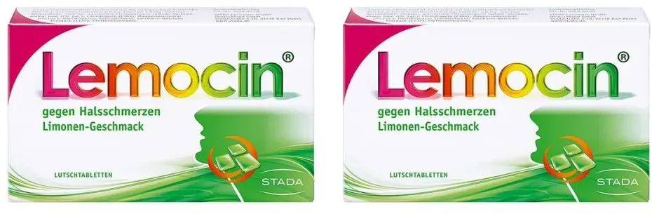 Lemocin gegen Halsschmerzen Limettengeschmack ab 5 Jahren