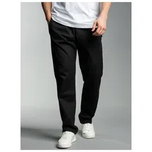 TRIGEMA Sweathose "TRIGEMA Freizeithose aus Sweat-Qualität", Herren, Gr. L, US-Größen, schwarz, 70% Baumwolle, 30% Polyester, sportlich, Hosen