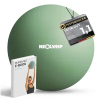 NEOLYMP Pilatesball 20 cm rutschfester Pilates Ball inkl. Pumpe Größe ONE SIZE in Grün Matcha