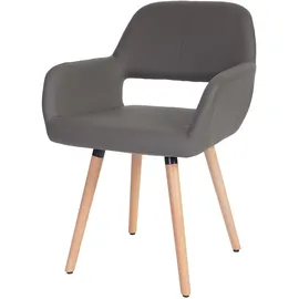 MCW Esszimmerstuhl A50 II Kunstleder grau