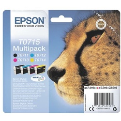 Epson Tintenpatronen-Set »T0715« schwarz