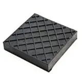 Gummi-Unterlage Auflage Wagen-Heber Hebebühne Auto Klotz Rangier-Wagenheber Puffer Reifen Reifenwechsel LKW Räder KFZ Zubehör (80x80x20mm)