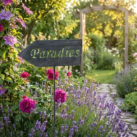 Ambiente Haus Gartenstecker Paradise (H) 122cm grau