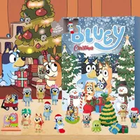 Adventskalender 2024, Weihnachts-Adventskalender Für Kinder Und Erwachsene,24 Tage Countdown Bis Weihnachten, 24-teiliger Countdown-Kalender Mit Cartoon-Spielzeugornamenten, Niedliche Dekoration