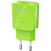 Xlayer Ladegerät für Mobilgeräte Smartphone, Tablet Grün