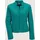 Madeleine Stilvoller Businessblazer mit Stehkragen in petrol | Gr.: 36