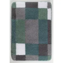 KLEINE WOLKE Badematte EDGE Blau/Grau 70 x 120 cm