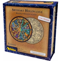 Philos Artefakt Holzpuzzle 2in1 Zodiak
