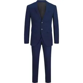 JACK & JONES Franco Anzug Medieval Blue / Super Slim Fit 50
