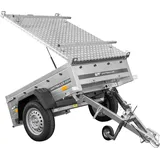 Einachsanhänger 750 kg 150x106 Garden Trailer 150 KIPP mit Alu-Deckel