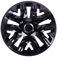 NRM Radkappen Perfecto Universal Radkappen 14'' 4 Stück, 14 in Zoll, (4-St) Nabenkappen passen auf Stahlfelgen schwarz