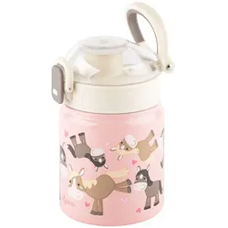 sigikid Kinder Edelstahl Trinkflasche Pony | Accessoires Kinder für Kinder | Rosa