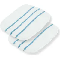 MAXXMEE Bodentuch 2er-Set weiß/blau Dampfbesen Vibration