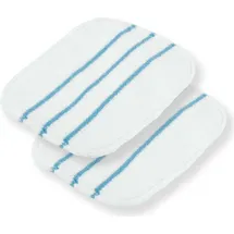 MAXXMEE Bodentuch 2er-Set weiß/blau Dampfbesen Vibration