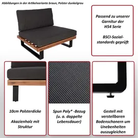MCW MCW-H54 Loungesessel grau/dunkelgrau