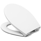 HARO Picco WC-Sitz 541839 für Standard WC, weiss, oval, Edelstahlscharniere